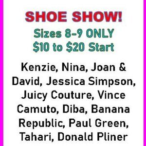 LIVE SHOW Shoes! All Items sold "as is." Purchase Responsibly Size 8, 8.5